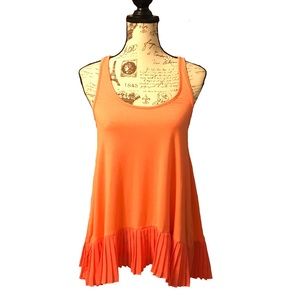 Umgee Swing Ruffled Hem Tank
